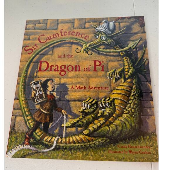 Educational Book Bundle 2 Math Adventure Story Books Sir Cumference Series - Picture 5 of 6